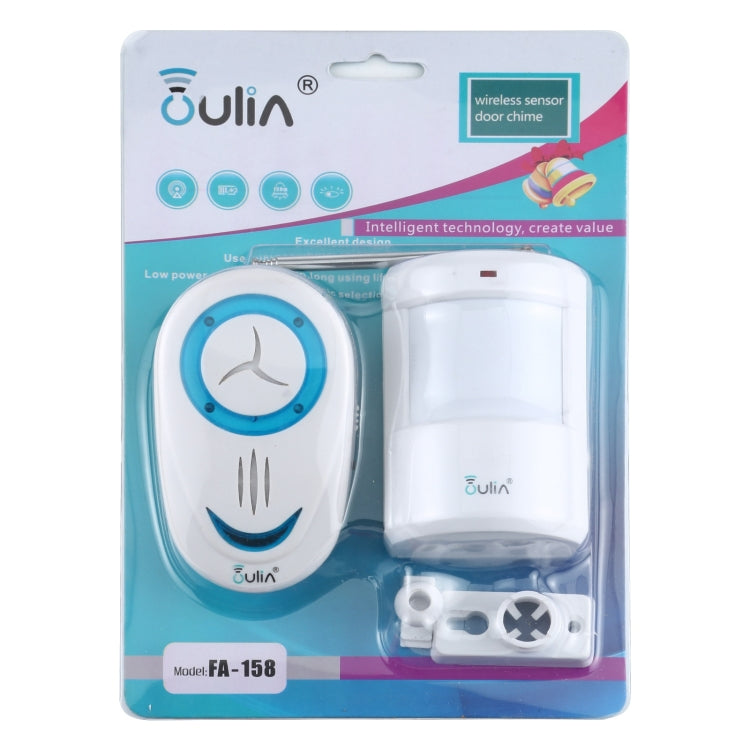 OULIA 220V Wireless Sensor Door Chime Electro Guard Watch, US Plug, US Plug OULIA 220V Wireless Sensor Door Chime Electro Guard Watch, US Plug, US Plug